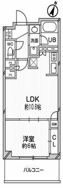 ドゥーエ大宮 204号室 間取り
