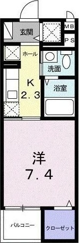 ル・ソレイユⅡ 303号室 間取り