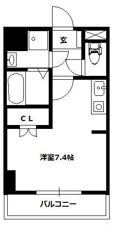 新都心ＨＢ 205号室 間取り