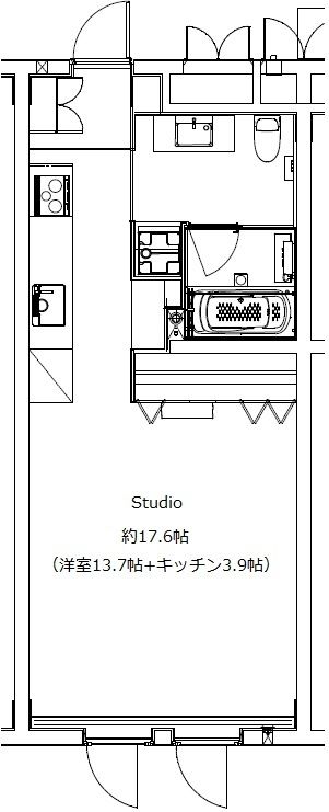 ゼルコヴァ 503号室 間取り