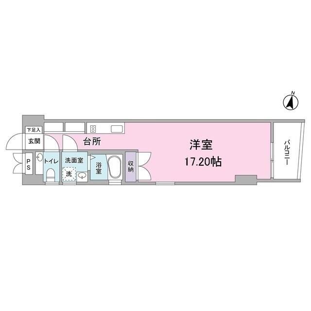 ＦＵＫＵＭＩ　ＡＰＡＲＴＭＥＮＴ 401号室 間取り