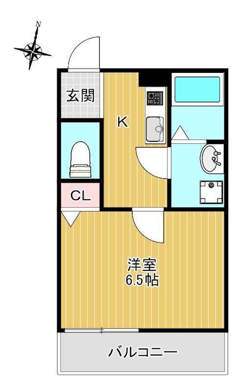 ブルーハイツ与野 102号室 間取り