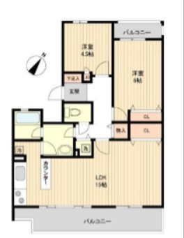 セレーノ大宮D棟 401号室 間取り