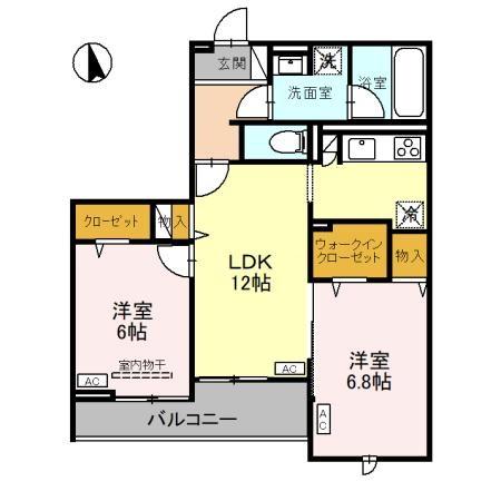 Residence　Hills 303号室 間取り