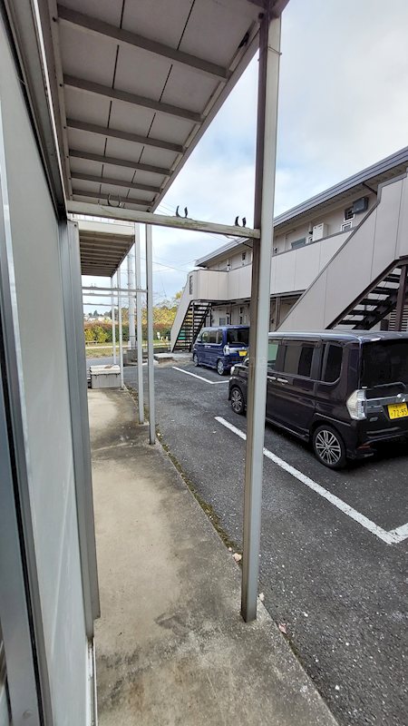 第２秋山コーポ ベランダ