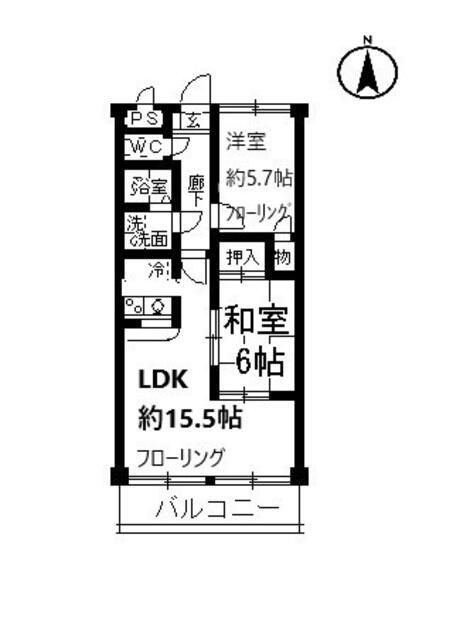 サンプレミール浦和 203号室 間取り
