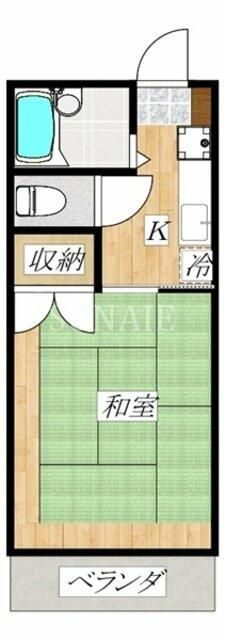 ドミール石栄 201号室 間取り