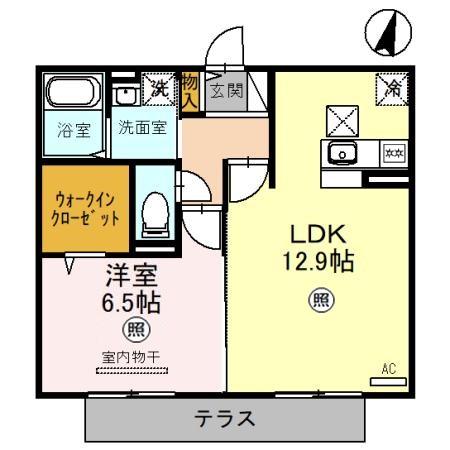 ステラ･ウェスト　Ⅱ 102号室 間取り