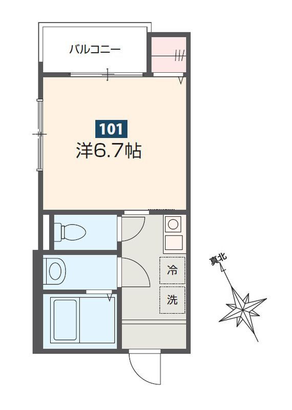 ボヌール指扇 302号室 間取り