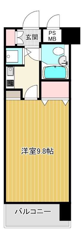 ライオンズプラザ大宮第2 502号室 間取り