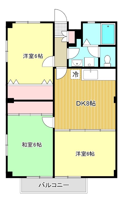 関口コーポ 101号室 間取り