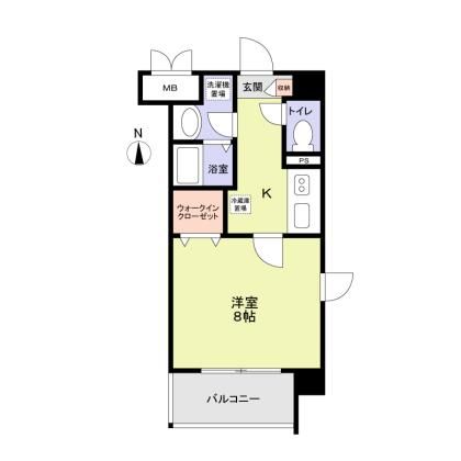 Ａｃｏ　Ｍａｎｓｉｏｎｓ 101号室 間取り