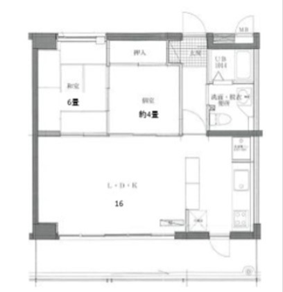 さくらヴィレッジ 202号室 間取り
