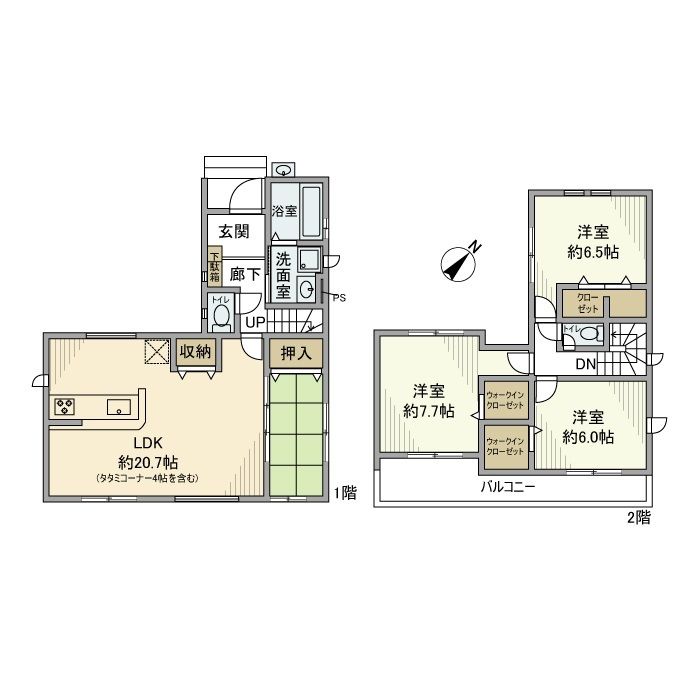 中川戸建 間取り