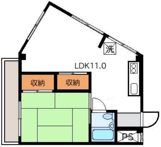大宮エンゼルハイツ 302号室 間取り