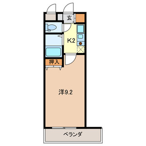 シャンフレア北浦和 ベランダ