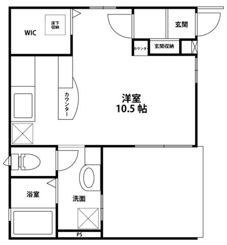 アーバンコート沙羅 103号室 間取り