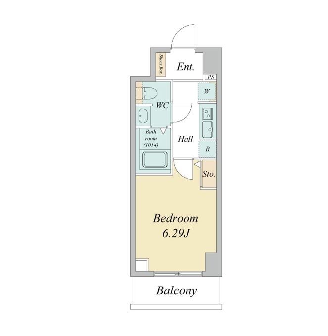 グランカーサさいたま新都心 1007号室 間取り