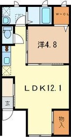 グーテベーレ 101号室 間取り