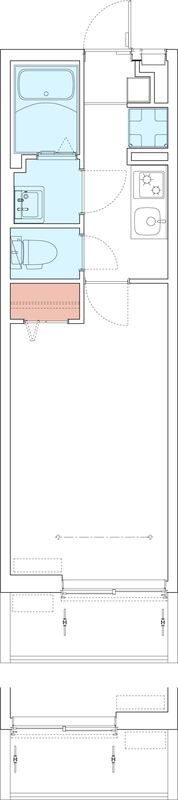 リブリ・ベルロード 306号室 間取り