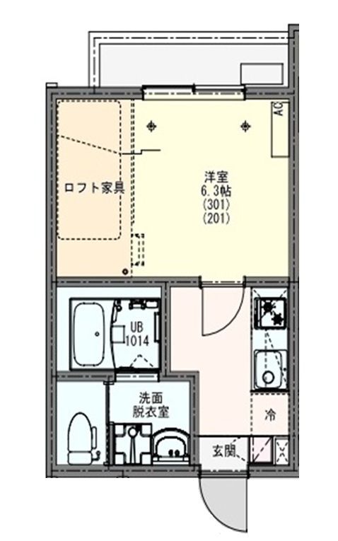 KLEIS岩槻Ⅱ ベランダ