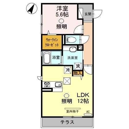 ハピネスⅡ 103号室 間取り