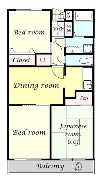 アーバンレジデンス 402号室 間取り