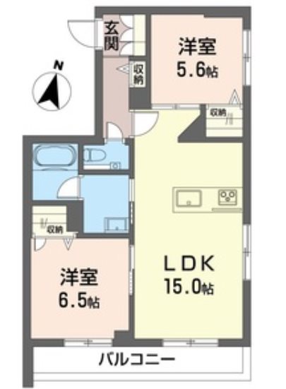 プルニエ　フェリーチェ 302号室 間取り