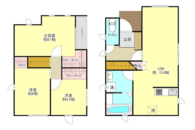 日進ドリームハウスⅡ  間取り
