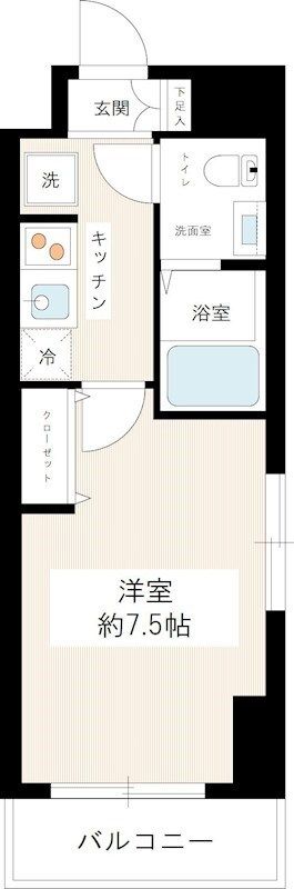 アトラス カーロ浦和常盤弐番館 401号室 間取り