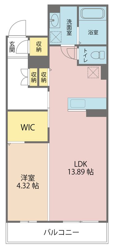 パームコテージⅧ番館（⑧番館） 205号室 間取り