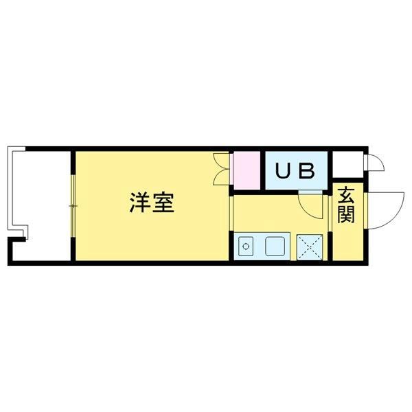 ジョイフル浦和 101号室 間取り