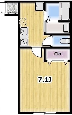 ノワール大和田 205号室 間取り