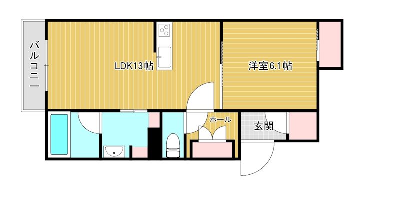 リッツ・リン 106号室 間取り