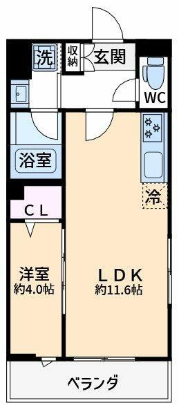 キャトルセゾン宮原 301号室 間取り