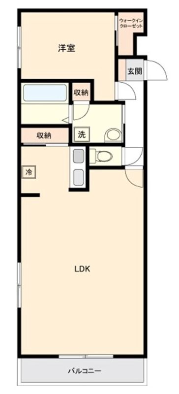 プランドール 203号室 間取り