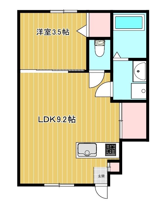 ジェムストンズ東大成 101号室 間取り