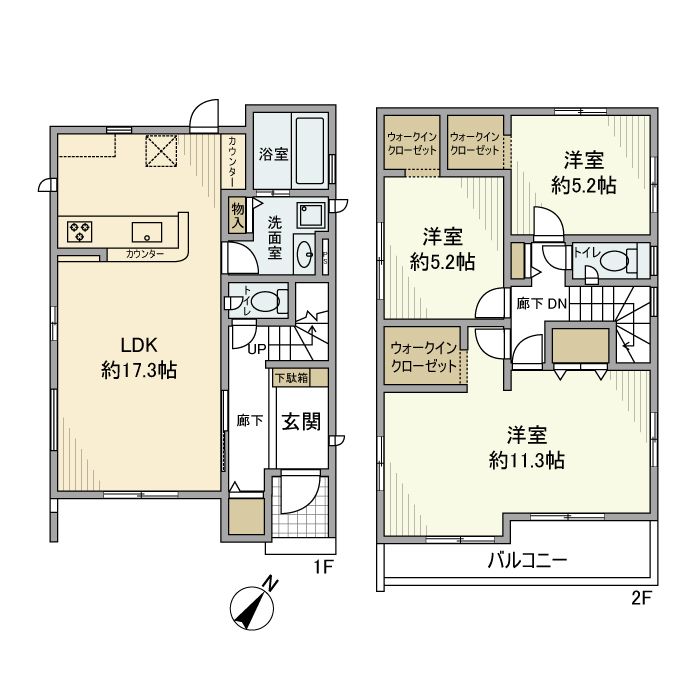 天沼町戸建 間取り