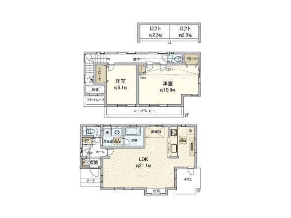 さいたま市大宮区土手町一丁目戸建 間取り