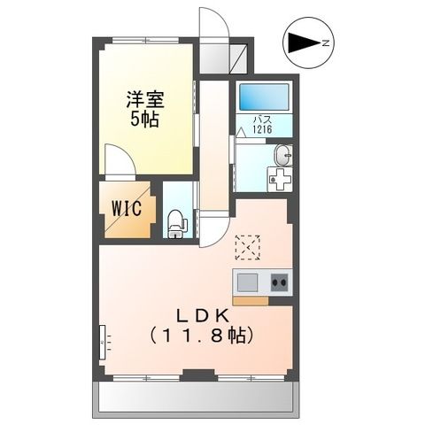 Luminous coat 103号室 間取り