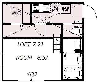 ロフトハウス大宮北 103号室 間取り