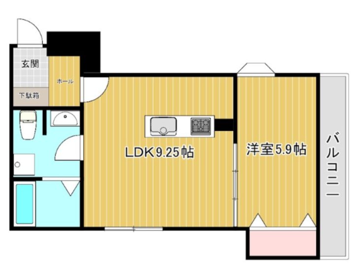 リーブルファイン大宮天沼町 201号室 間取り