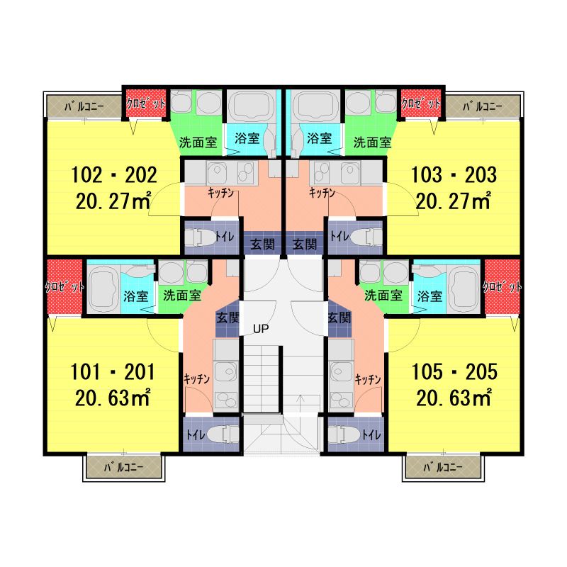 アークプレイス蓮沼 ベランダ