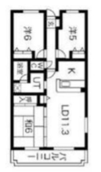 ディアレンス浦和 203号室 間取り