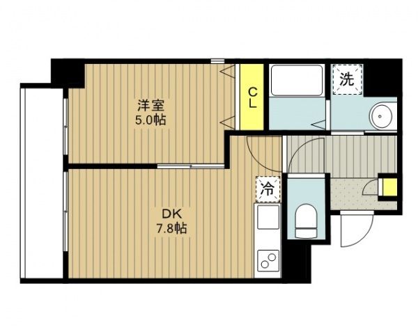 iZAMi 202号室 間取り