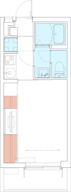 リブリ・プランドール大宮 105号室 間取り
