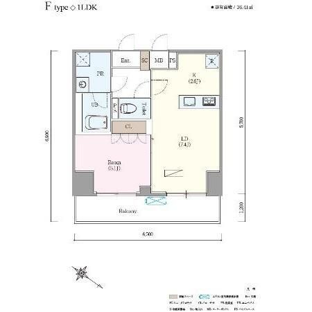 ロイジェントさいたま新都心 リビング