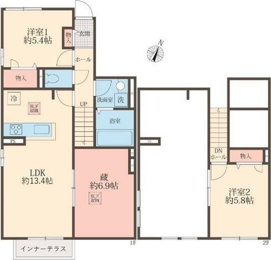 アイビスコートⅡ 101号室 間取り