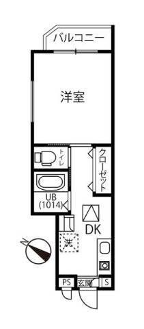 ファーマメント大宮大和田 201号室 間取り