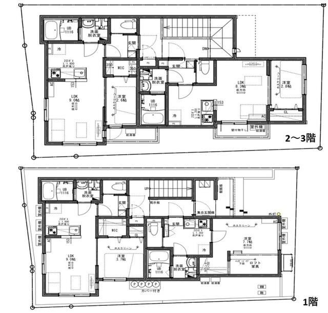 ＫＥＩＡＩ　ＲＥＳＩＤＥＮＣＥ　上尾Ⅲ 102号室 間取り